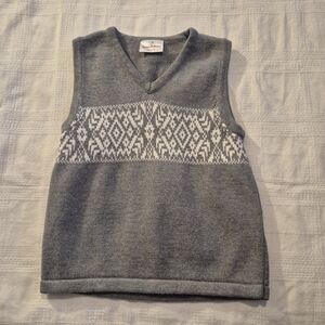 Hanna Andersson size 110 or 5 boys pullover sweater vest VGUC